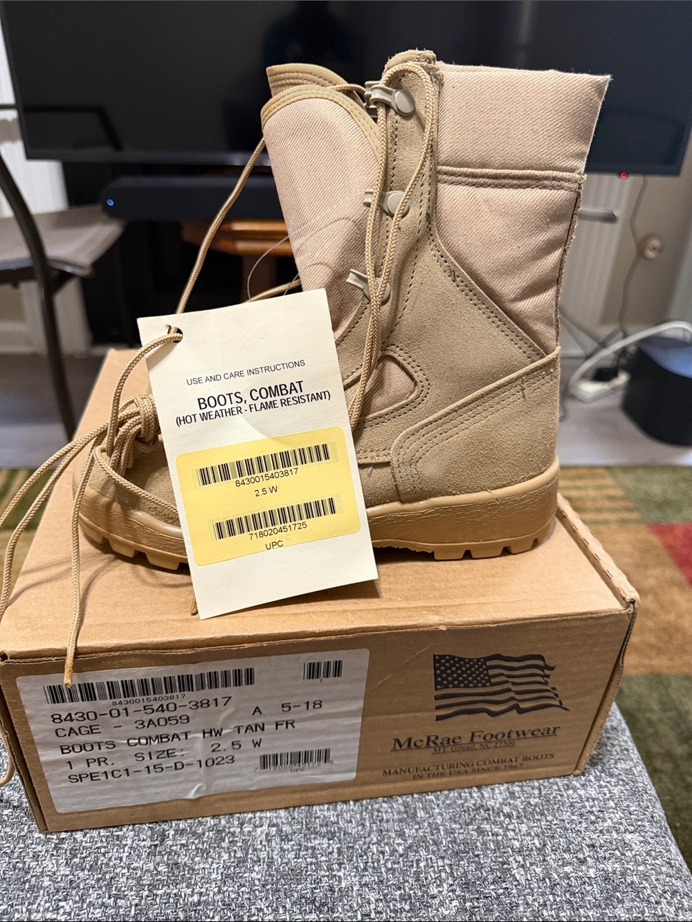 Women's Combat Boots in Tan - Durable Tactical Footwear